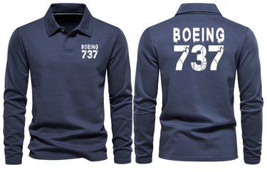 BOEING CFM 56 LONG SLEEVE POLO